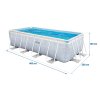 Piscină de grădină cu structură 400 x 200 x 100 cm 4în1 INTEX 26780