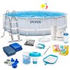 Piscină de grădină cu structură 488 x 122 cm 21în1 INTEX 26746
