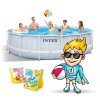 Piscină de grădină cu structură 488 x 122 cm 21în1 INTEX 26746