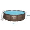 Piscină de grădină cu cadru 366 x 100 cm 18în1 Bestway 56709