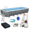Piscină de grădină cu structură 732 x 366 x 132 cm 11în1 Bestway 56475