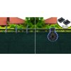 Plasă de umbrire 1,5x25m 140g/m2 + 50 cleme verde