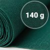 Plasă de umbrire 1,5x25m 140g/m2 + 50 cleme verde