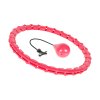 Cerc inteligent Hula Hop pentru slăbit cu proeminențe și greutate 50 cm, roz, REBEL ACTIVE