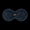 Minge de masaj dublă Duoball 12 cm, culoare negru-albastru, material EPP, REBEL ACTIVE