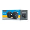 Minge dublă de masaj 8cm, culoare negru-albastru, material EPP, REBEL ACTIVE