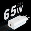 Încărcător rețea Kruger&Matz 65 W GaN cu funcția Power Delivery și Quick Charge