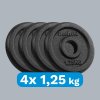 Discuri pentru gantere 4x1.25kg, 31mm, REBEL ACTIVE