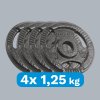 Discuri pentru haltere 4x1.25kg, 31mm, REBEL ACTIVE