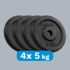 Discuri pentru haltere 4x5kg, 31mm, REBEL ACTIVE