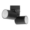 Spot negru 2xGU10 50W IP20
