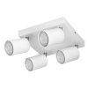 Spot de tavan 4x50W GU10 IP20 alb