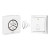 Sonerie wireless 230V, 25 melodii, raza de acțiune 100m