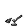 Lampă de masă neagră, corp de iluminat din oțel 60 W