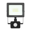 Reflector LED cu senzor 20W, 1500lm, 4000K