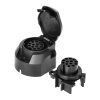 Priză pentru remorcă cu 13 pini 12/24V din plastic