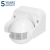 Senzor de mișcare PIR 180° exterior IP44
