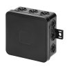 Cutie de distribuție neagră IP54 85x85x41mm