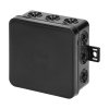 Cutie de distribuție impermeabilă IP54 neagră 100x100mm