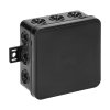 Cutie de distribuție impermeabilă IP54 neagră 100x100mm