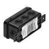 Cutie de conexiuni impermeabilă neagră IP54 80x45x41mm