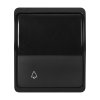 Buton sonerie exterior negru IP44