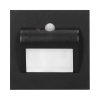 Lumină LED pentru scări 1,5W 6000K negru cu senzor