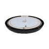 Lustră LED neagră circulară 24W