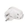 Priză unghiulară albă compatibilă 230V.