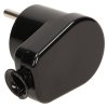 Conector electric unghiular negru 230V