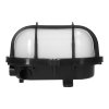 Lustră exterioară neagră OVAL 40W E27 IP44