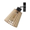 Aplica de perete din lemn negru E27 60W