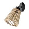 Aplica de perete din lemn negru E27 60W