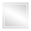 Oglindă LED pătrată 80x80 cm cu întrerupător