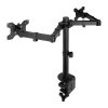 Suport dublu pentru monitoare 13"-27", mișcare completă