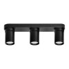 Reflector de tavan negru 3xGU10 IP20