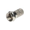 Conectori F pentru cablu coaxial 3C2V, 10buc
