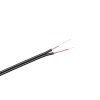 Cablu ecranat 2x3mm negru 100m KAB0203