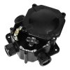 Cutie de conexiuni impermeabilă 4 intrări 144x144mm neagră