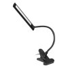 Lampă de birou LED cu clemă, 5W, 4000K, neagră