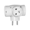 Adaptor prizmatic 3x2P+E cu protecție la supratensiune