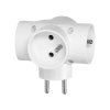 Adaptor cu 4 prize cu protecție la supratensiune
