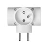 Adaptor cu 4 prize cu protecție la supratensiune