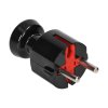 Ștecher demontabil negru Uni-Schuko 16A