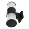 Lumină de grădină exterior 2xE27 IP54 negru