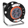 Tambur cu cablu 25m 4 prize IP20 230V 16A