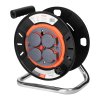 Tambur cu cablu rezistent 25m, 4 prize, IP44