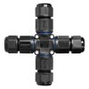 Conector etanș cu 4 căi pentru cablu IP68 3x4mm