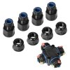 Conector etanș cu 4 căi pentru cablu IP68 3x4mm
