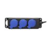 Prelungitor fix IP44 3m 3-prize